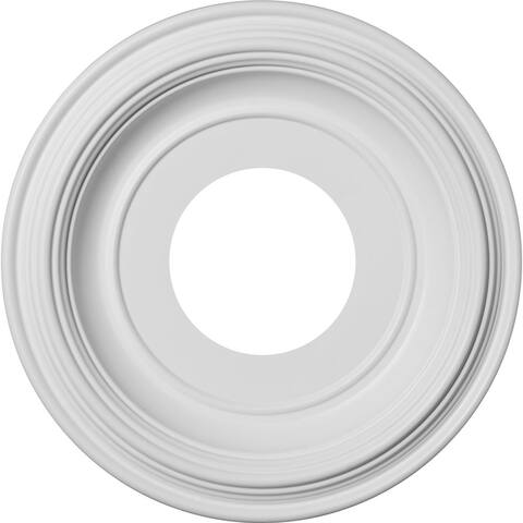 3 1/2" Inside Diameter - Traditional Thermoformed PVC Ceiling Medallion