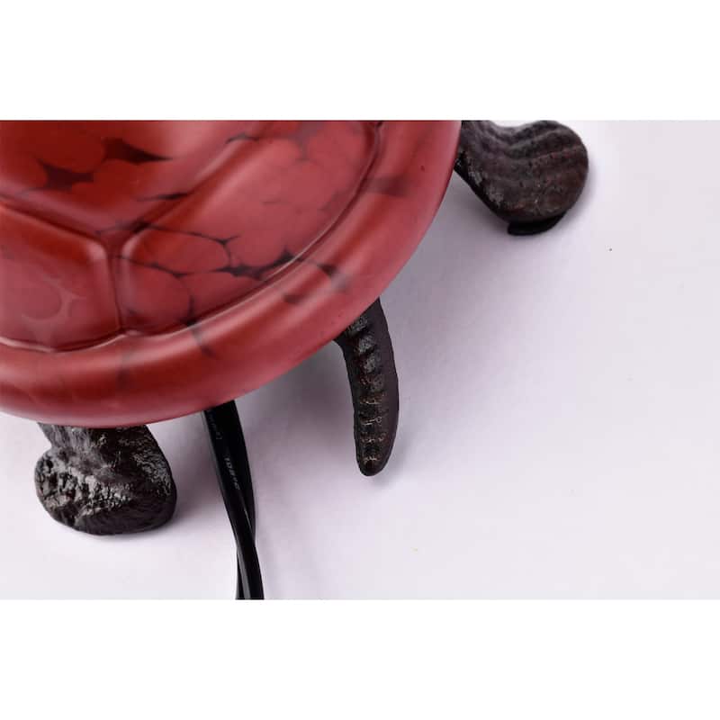 Red Turtle Tiffany Desk Lamp