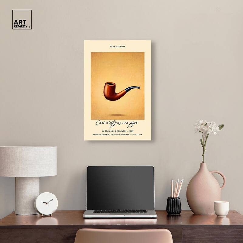 Deceptive Pipe Canvas by Art Remedy, Gallery Wrapped
