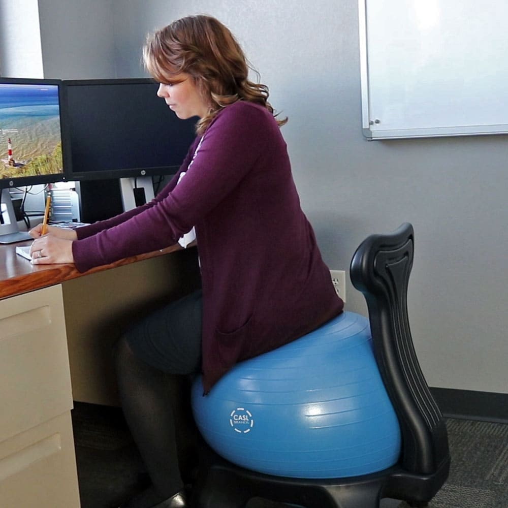 Shop Casl Brands 52 Centimeter Yoga Ball Balance Chair With Pump