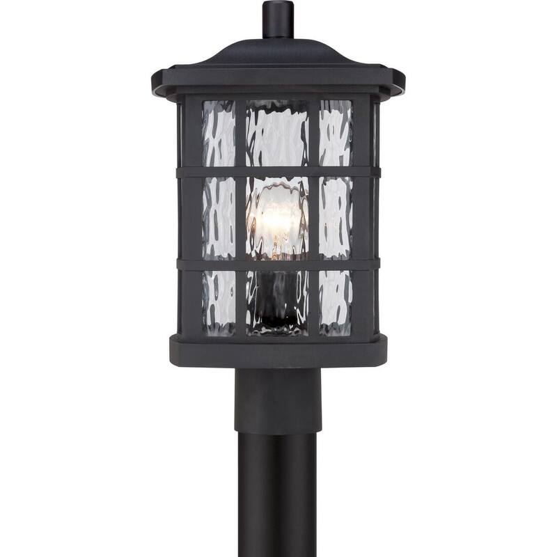 Stonington 1-Light Outdoor Post Mount in Mystic Black - Mystic Black