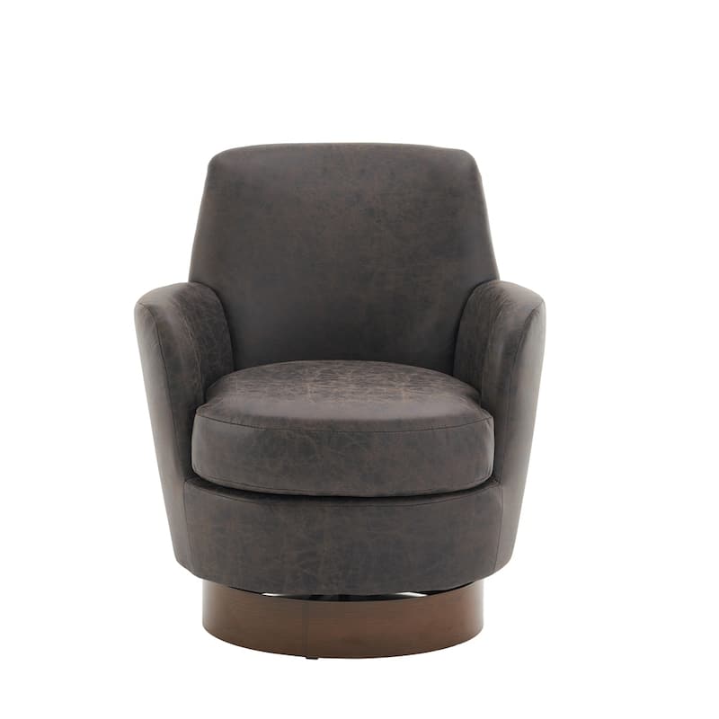 Swivel Barrel Chair, Swivel Accent Chairs Armchair,Round Barrel Chairs