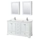 Option White / Carrara Cultured Marble Top / Polished
