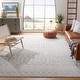preview thumbnail 10 of 18, SAFAVIEH Tulum Lelya Moroccan Boho Tribal Rug - Ivory/Grey - 5' Round