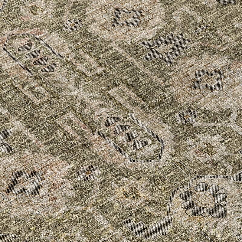 Machine Washable Indoor/ Outdoor Chantille Boho Rug