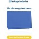preview thumbnail 24 of 23, 10x10FT Canopy Replacement Top, Waterproof UV Resistant Tent Cover with Air Vent White