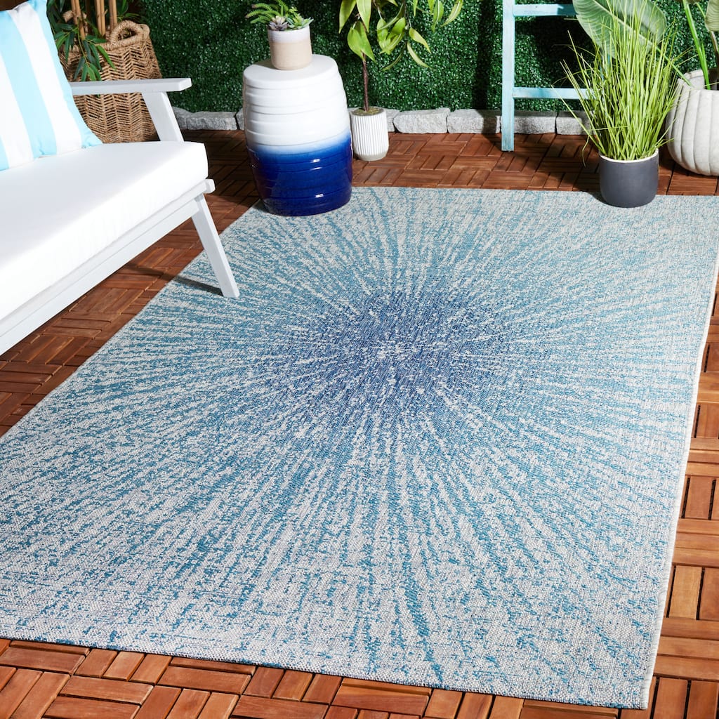 SAFAVIEH Courtyard Anatolija Casual Waterproof Patio Backyard Rug