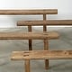 preview thumbnail 8 of 29, Vintage Noodle Bench Weathered Natural (size and finish vary)