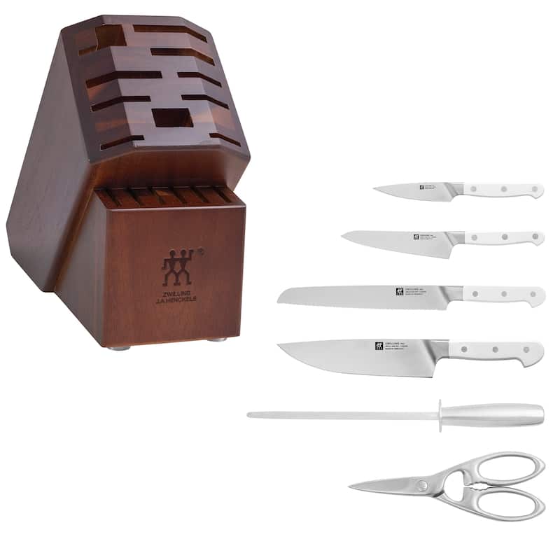 ZWILLING Pro Le Blanc 7-pc Knife Block Set