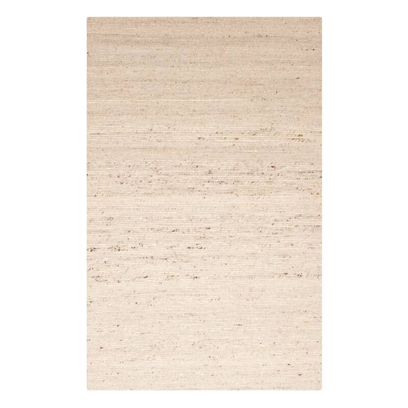 ECARPETGALLERY Braid weave Sienna Tan Wool Rug - 5'0 x 7'10