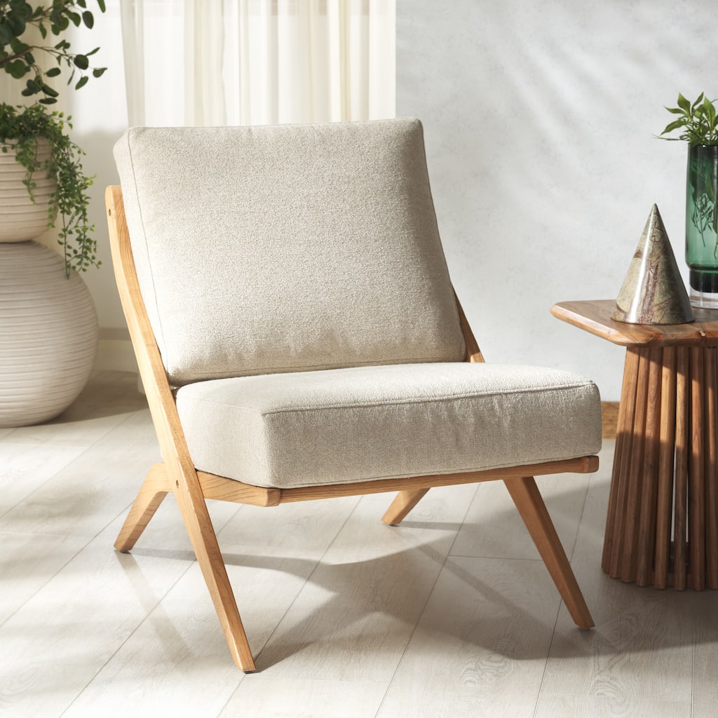 SAFAVIEH Couture Nicki Scandinavian Accent Chair - 25"W x 33"D x 31"H