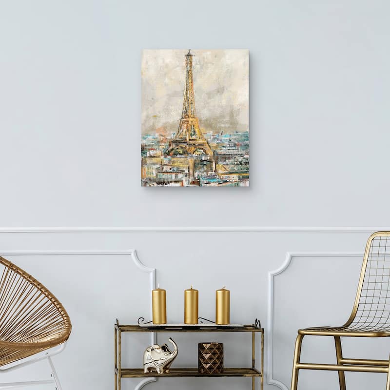 When in Paris by Studio Arts Canvas Art Print