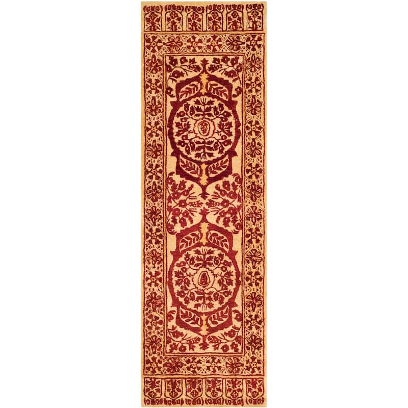 SAFAVIEH Handmade Taj Mahal Jenniffer Traditional Oriental Wool Rug