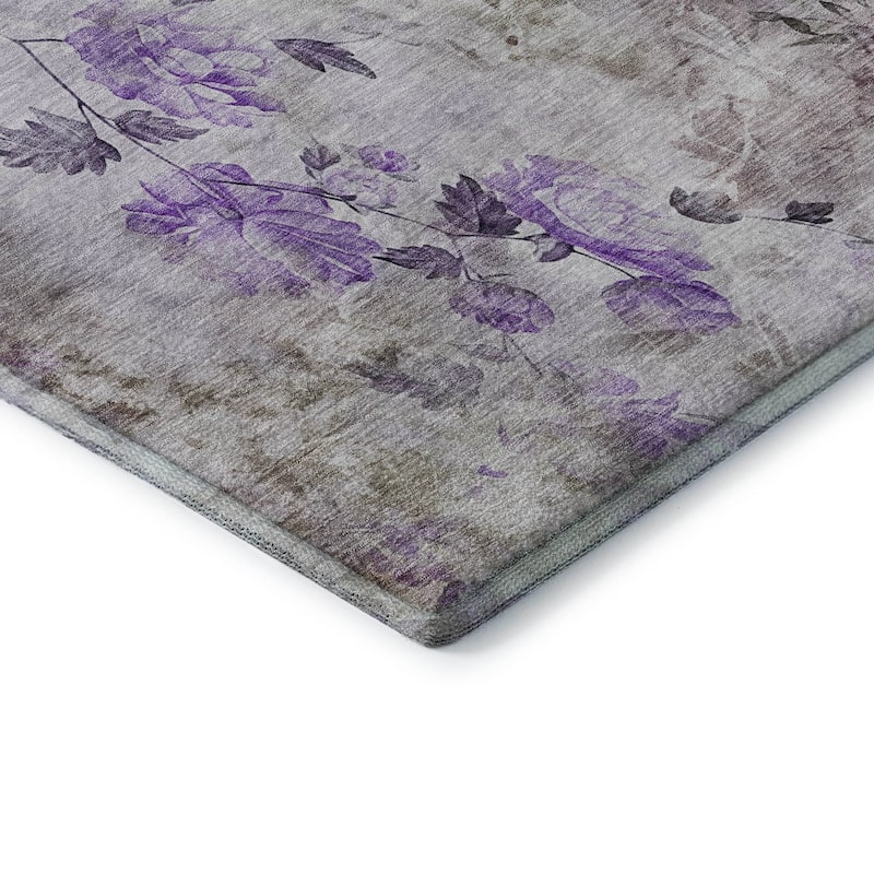 Premium Washable Super Soft Modern Floral Mayfield Rug
