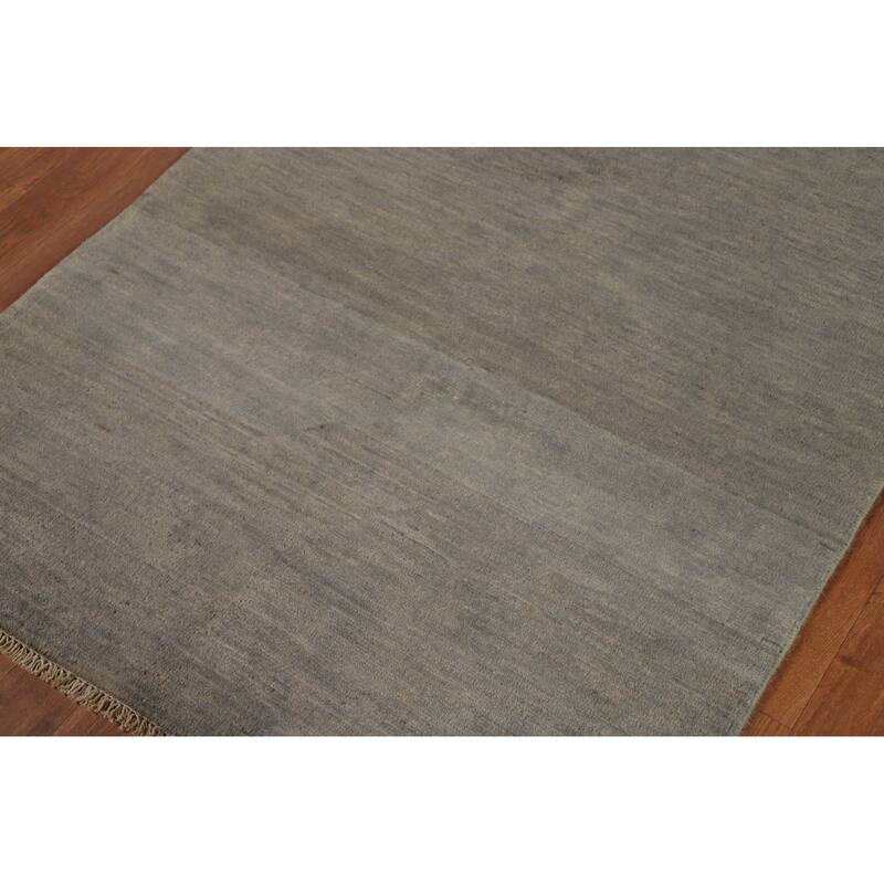 Modern / Contemporary Gabbeh Oriental Foyer Rug Handmade Wool Carpet - 3'4"x 4'11"