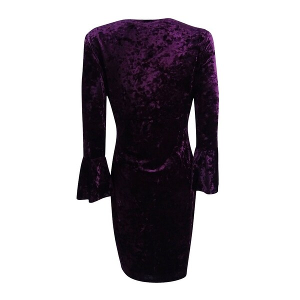 plus size velvet dress with sleeves