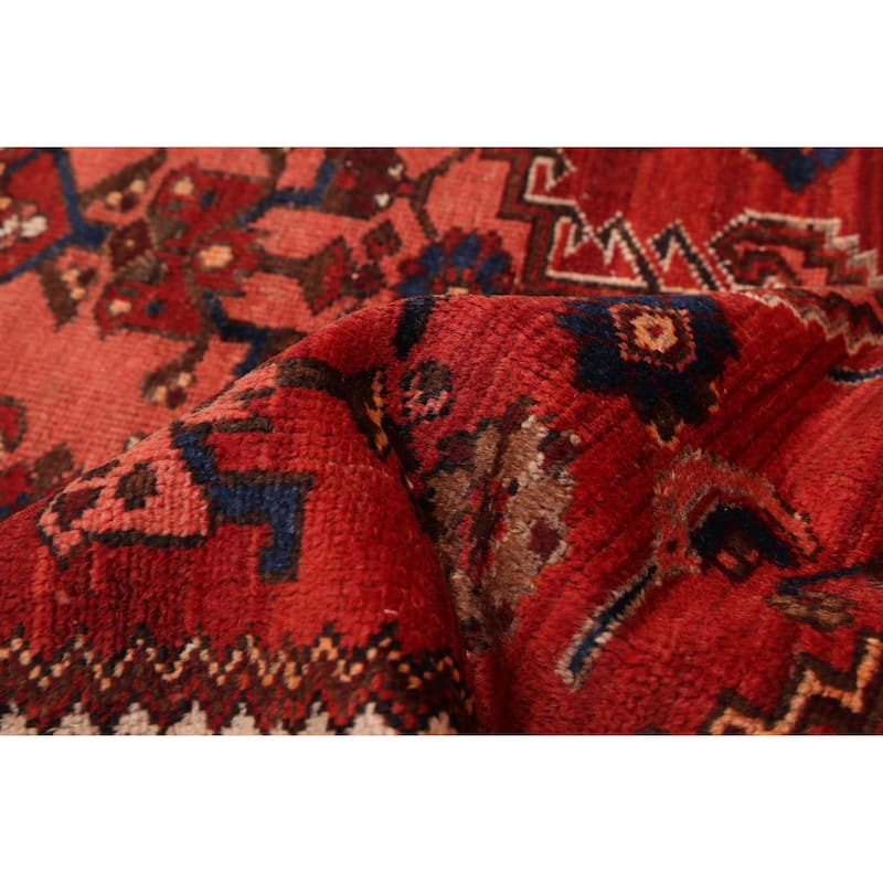 ECARPETGALLERY Hand-knotted Andelz Red Wool Rug - 4'0 x 6'8