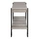 preview thumbnail 18 of 25, Hyssop Farmhouse 47-inch Metal 1-Shelf Console Table by Furniture of America