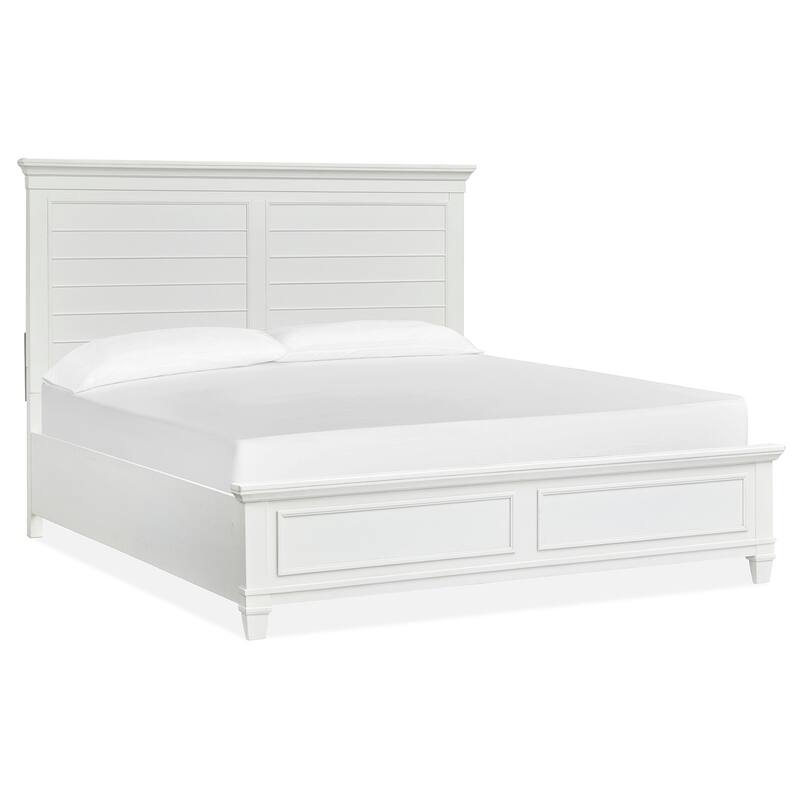 Magnussen Home Charleston White Dove Panel Bed