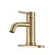preview thumbnail 7 of 17, BATHLET Modern Single Hole Bathroom Sink Faucet Brushed Gold