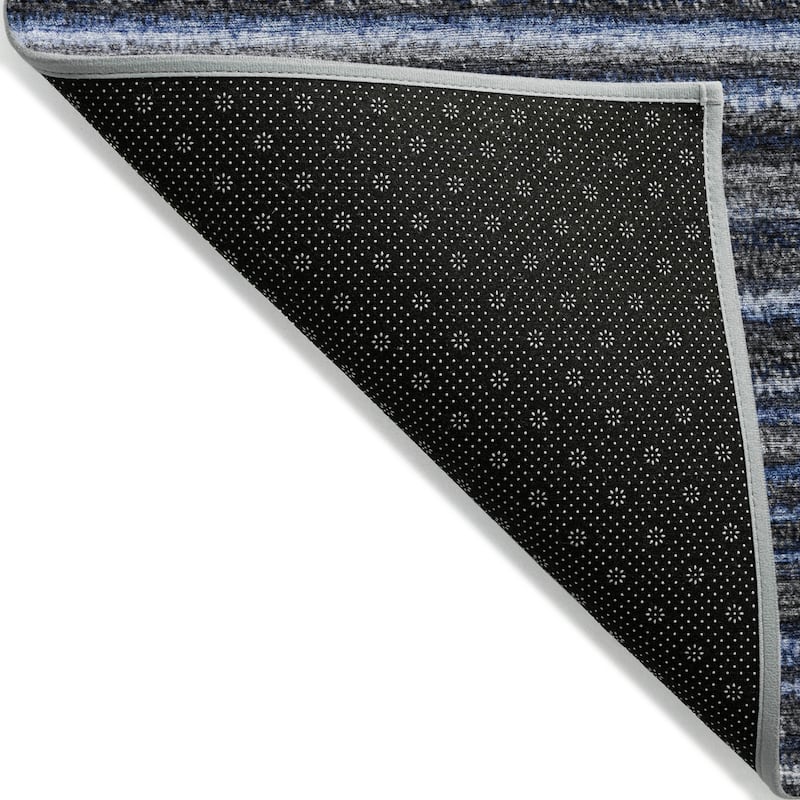 Machine Washable Indoor/ Outdoor Chantille Stripes Rug