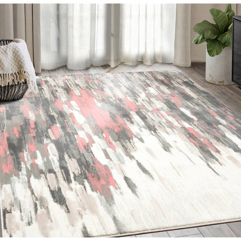 Abani Porto Contemporary Abstract Area Rug