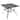 Kozyard Coolmen Outdoor Patio Dining Furniture Table