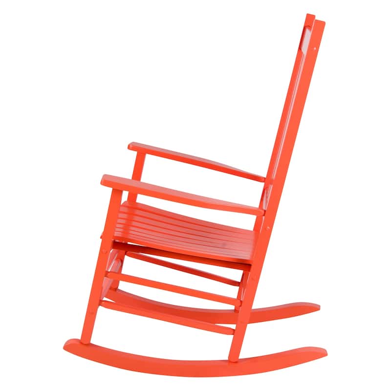 Porch & Den Steeplechase Genuine Hardwood Rocking Chair