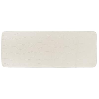 Memory Foam Runner Bath Mat Pebble Design 48x18