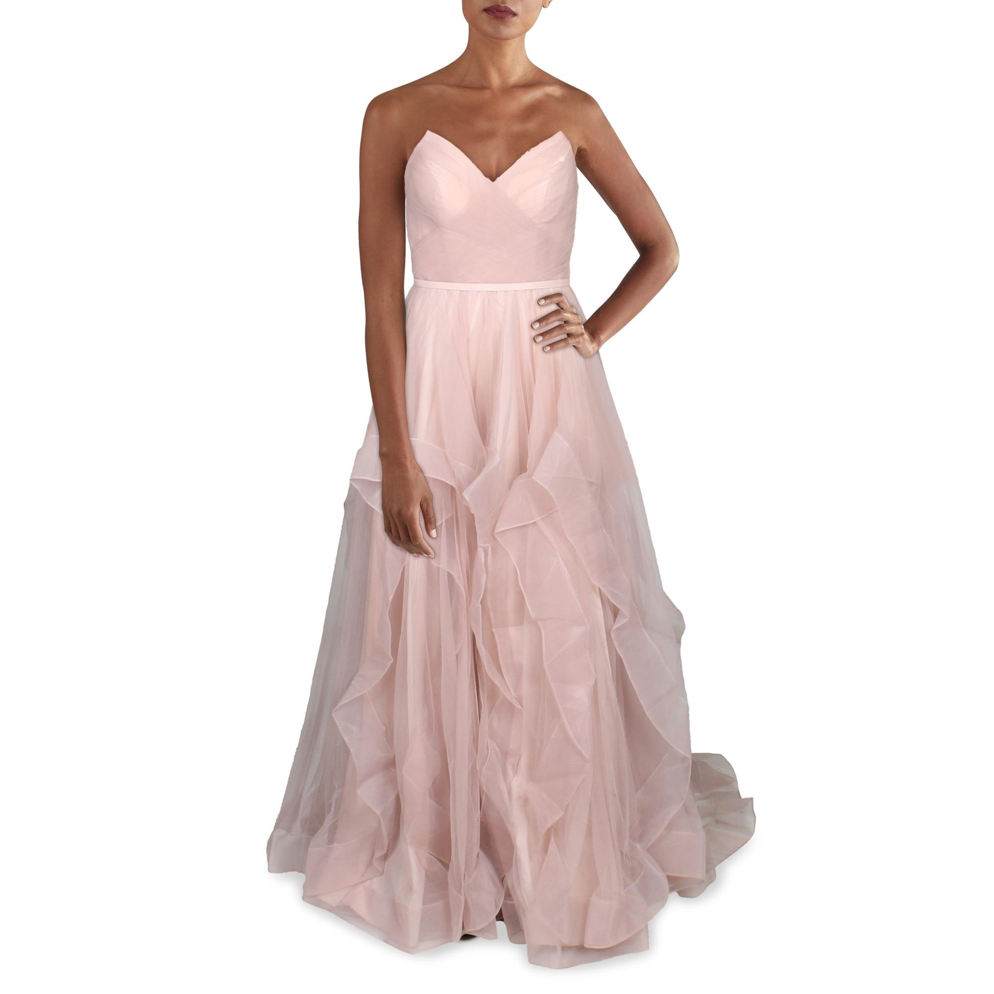 basix strapless ball gown