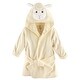preview thumbnail 1 of 0, Luvable Friends Baby Girl Cotton Animal Face Bathrobe, Lamb, One Size - Lamb - One Size One Size - Lamb