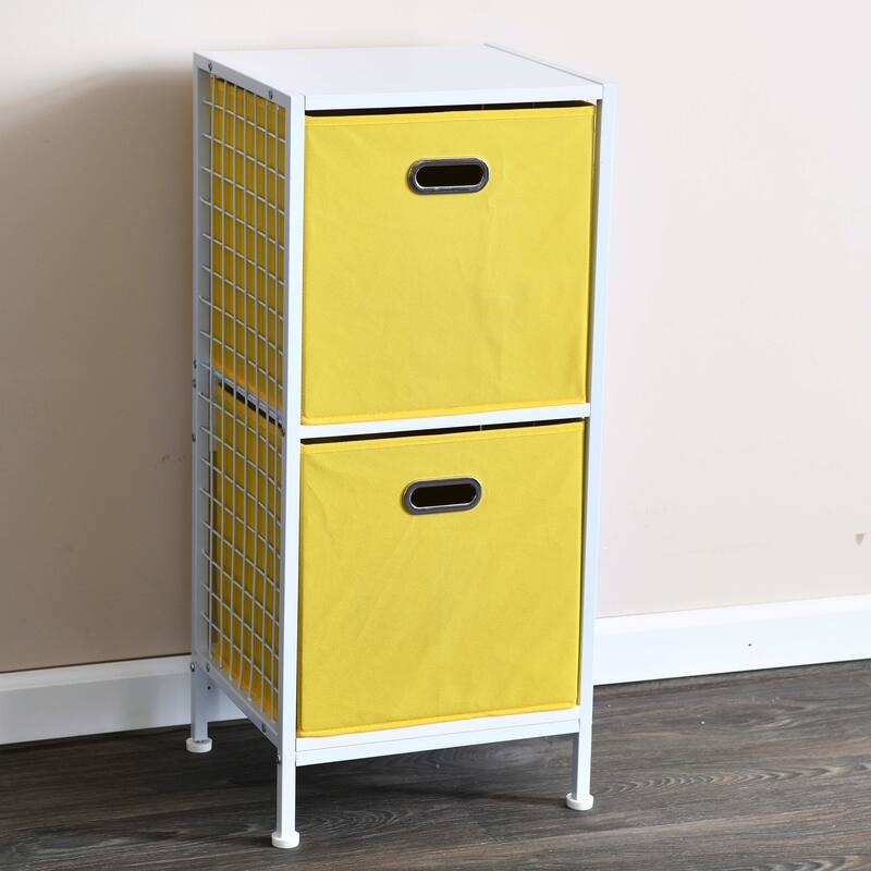 Household Essentials Fabric Storage Bins, Set of 2