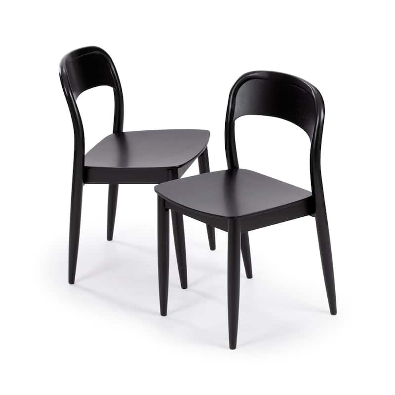 Plank and Beam Loar Mid-Century Modern Solid Wood Dining Chair