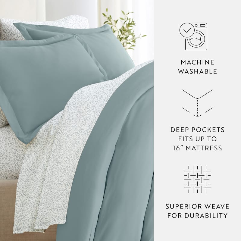 8pc Solid Duvet Bundle