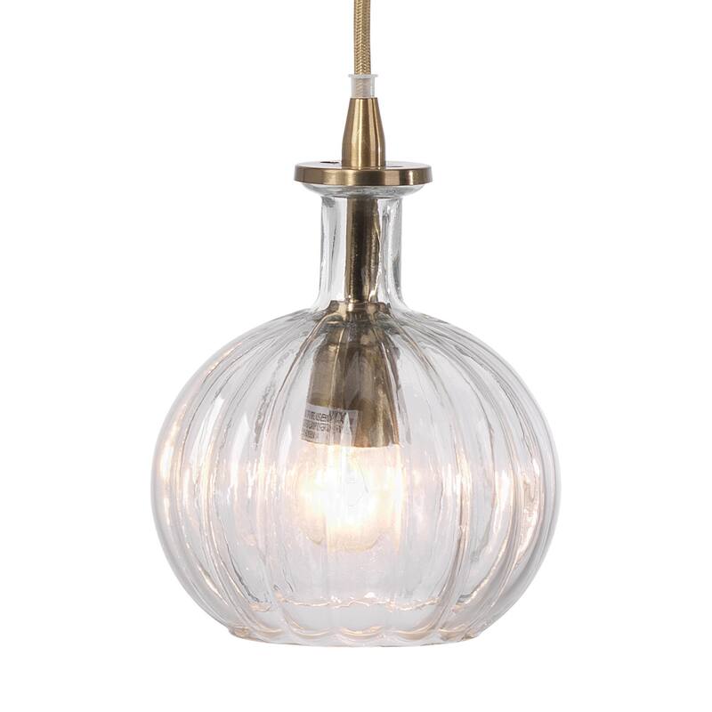 Alden Decor Valeria 1-Light Glass Pendant