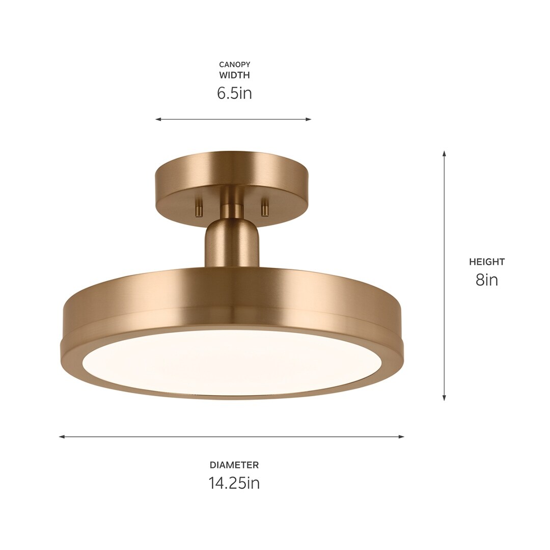 Champagne bronze flush mount light discount