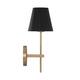 Xavier 1 Light Vibrant Gold Wall Mount - 6'' W x 15'' H x 7'' D