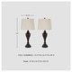 preview thumbnail 4 of 2, Signature Design by Ashley Darlita Bronze Metal Table Lamps