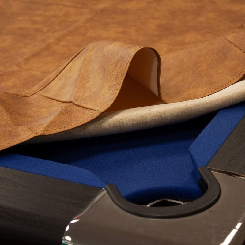 GSE™ 7ft/8ft/9ft Heavy Duty PU Leatherette Billiard Pool Table Cover - Russet