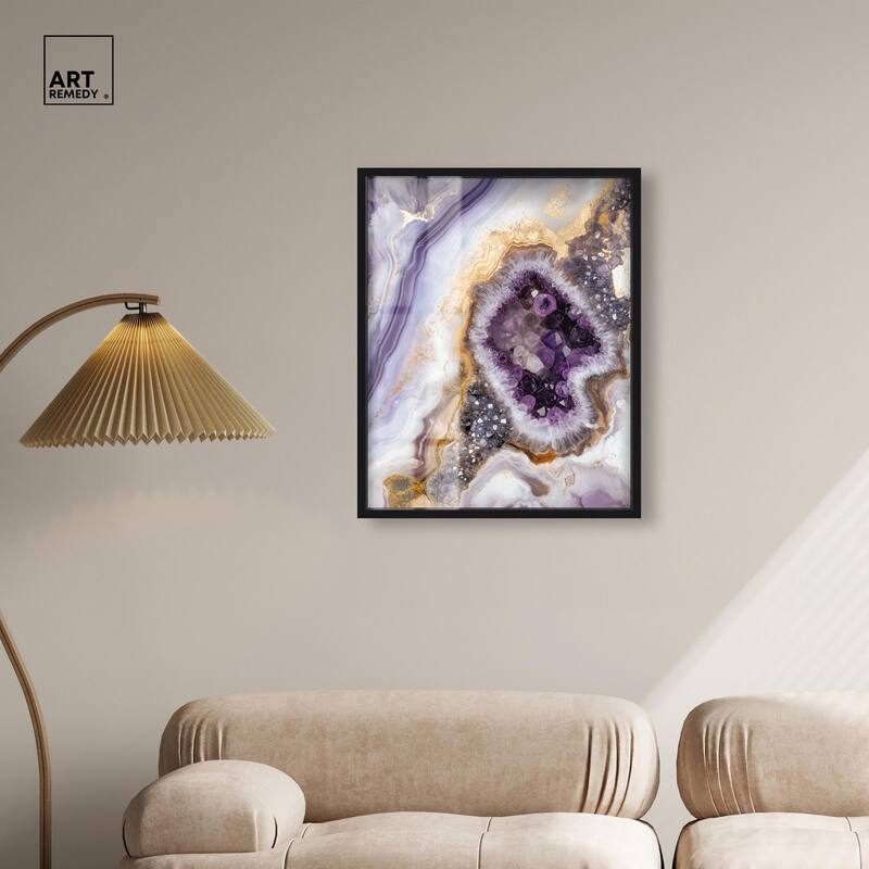 Amethystine Dream II Shadowbox by Art Remedy