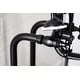 preview thumbnail 44 of 42, Kingston Brass Freestanding Clawfoot Tub Faucet Package with Supply Line in Matte Black