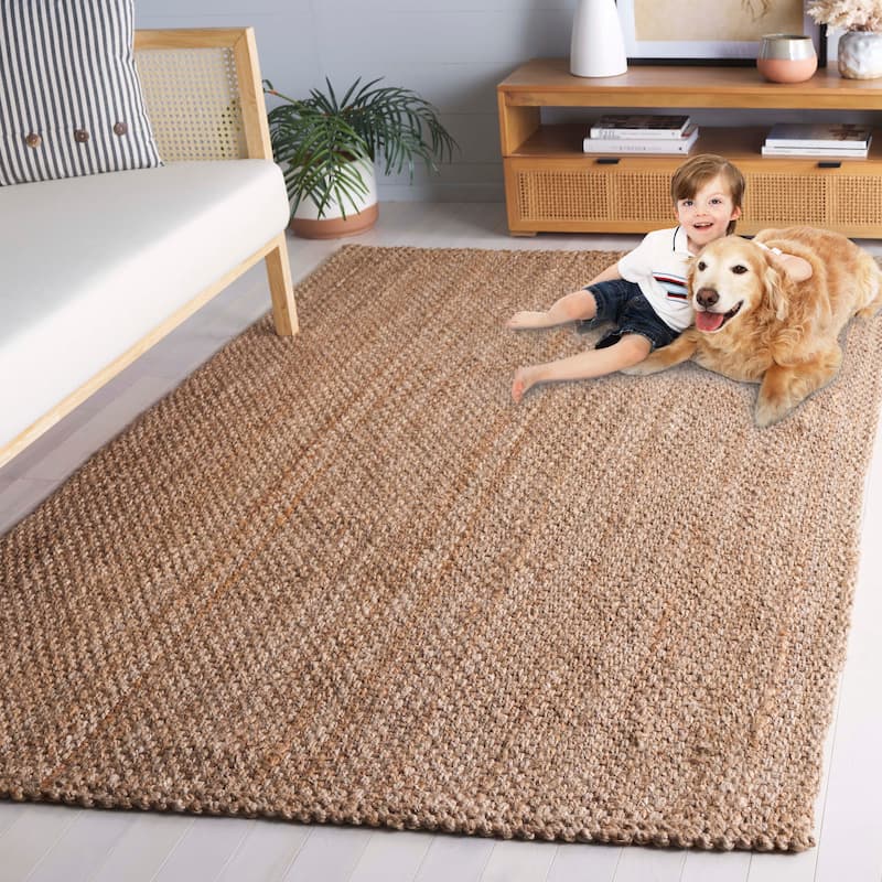 SAFAVIEH Hand-Woven Natural Fiber Janene Casual Jute Rug