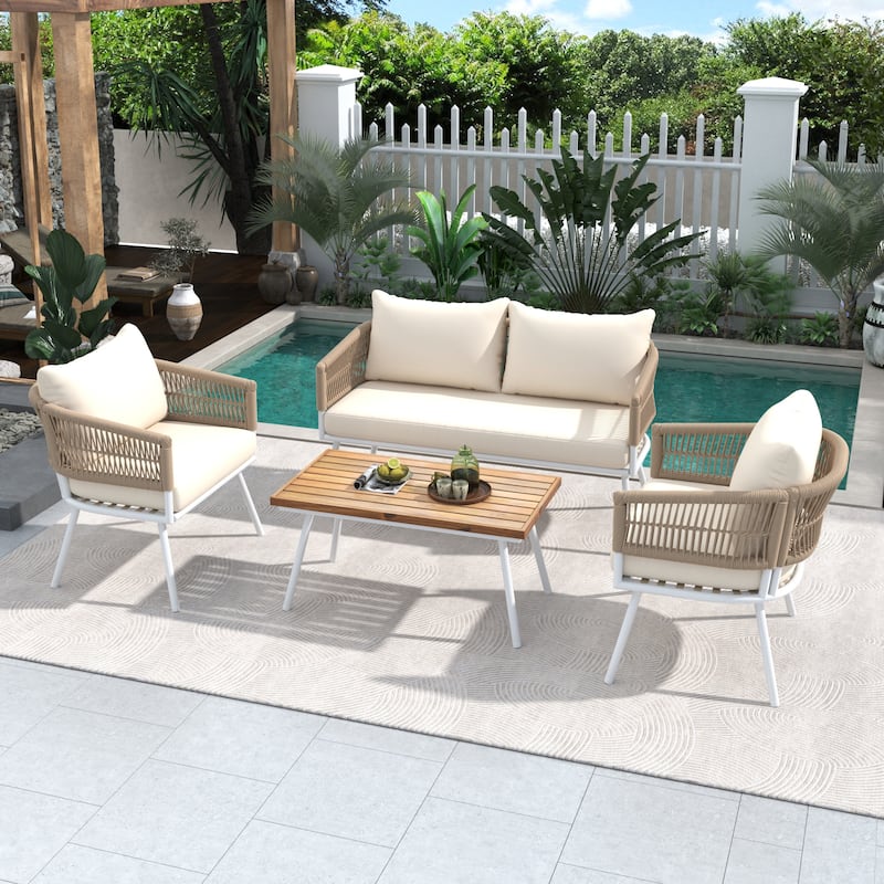 4-Piece Patio Conversation Set