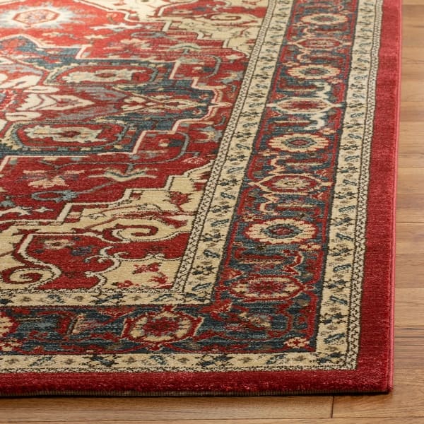 Safavieh Mahal Reka Traditional Grandeur Red Natural Rug On Sale Overstock 9508590