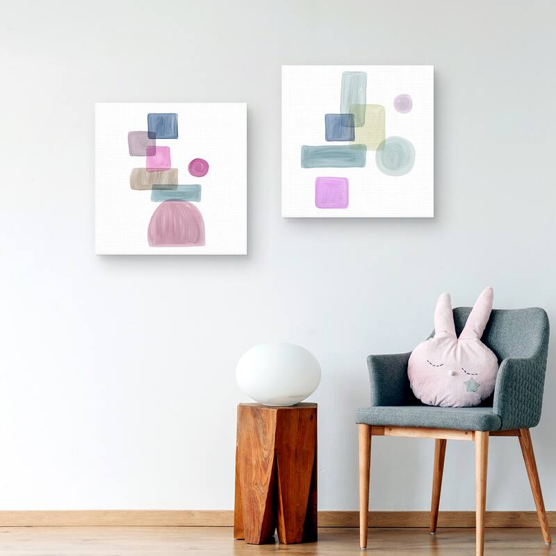 Shaped 2 & 6 by Nikki Chu Canvas Art Prints