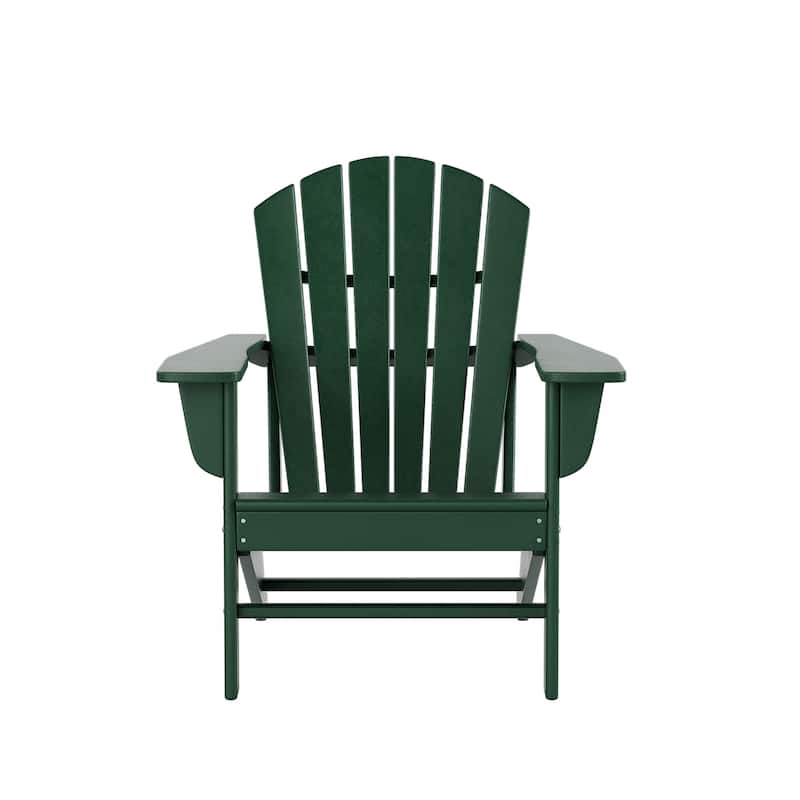 Altura Outdoor 5-Piece Adirondack Chair & Round Coffee Table Conversation Set