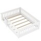 preview thumbnail 8 of 10, Solid Wood Kids Full Size Floor Bed