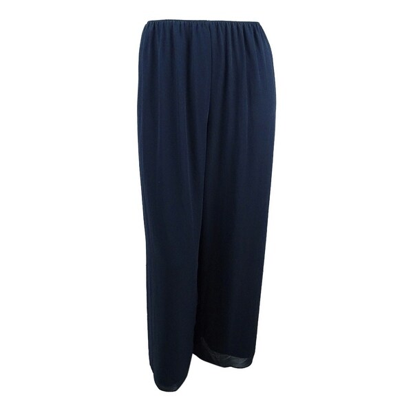womens plus size navy pants