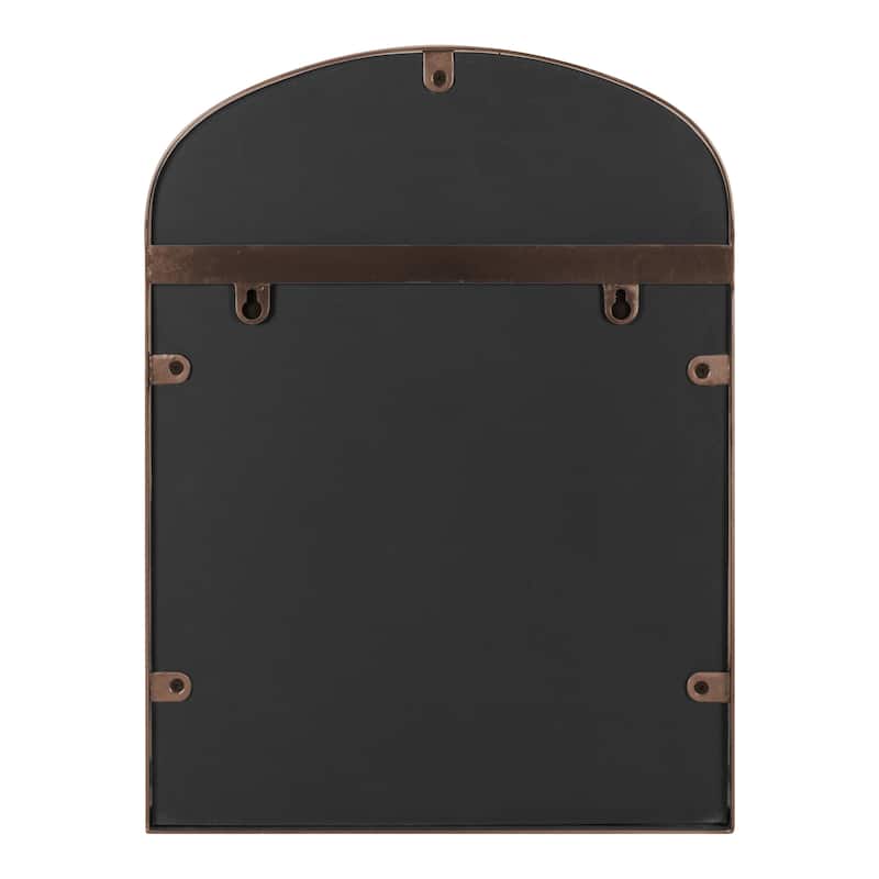 Kate and Laurel Peyson Framed Arch Mirror with Shelf
