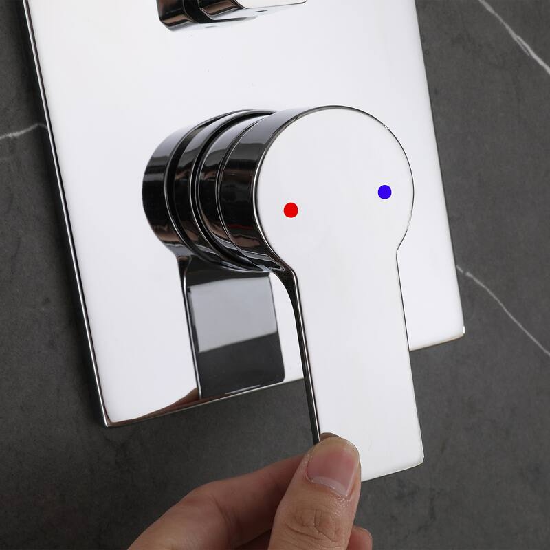 Pressure Balanced Complete Shower System With Rough-In Valve
